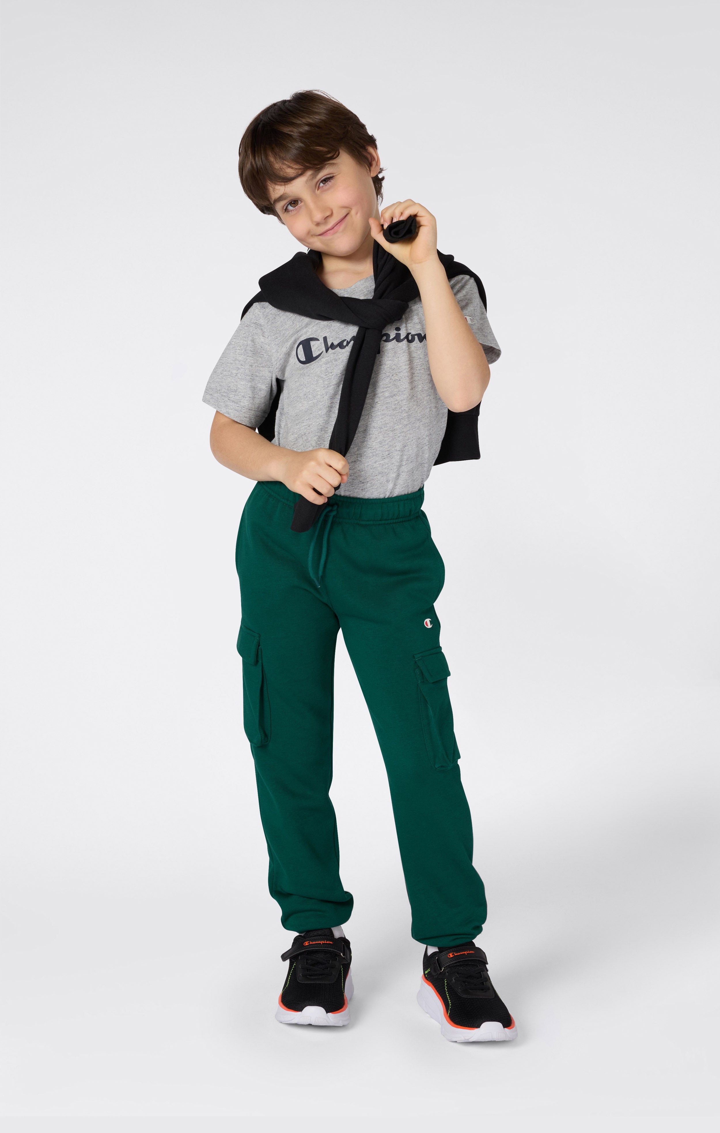 Pantaloni Cargo Interno Felpato Icons Da Bambino