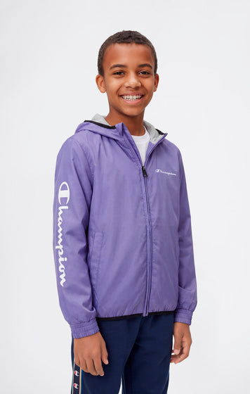 Chaqueta ligera con capucha para niños