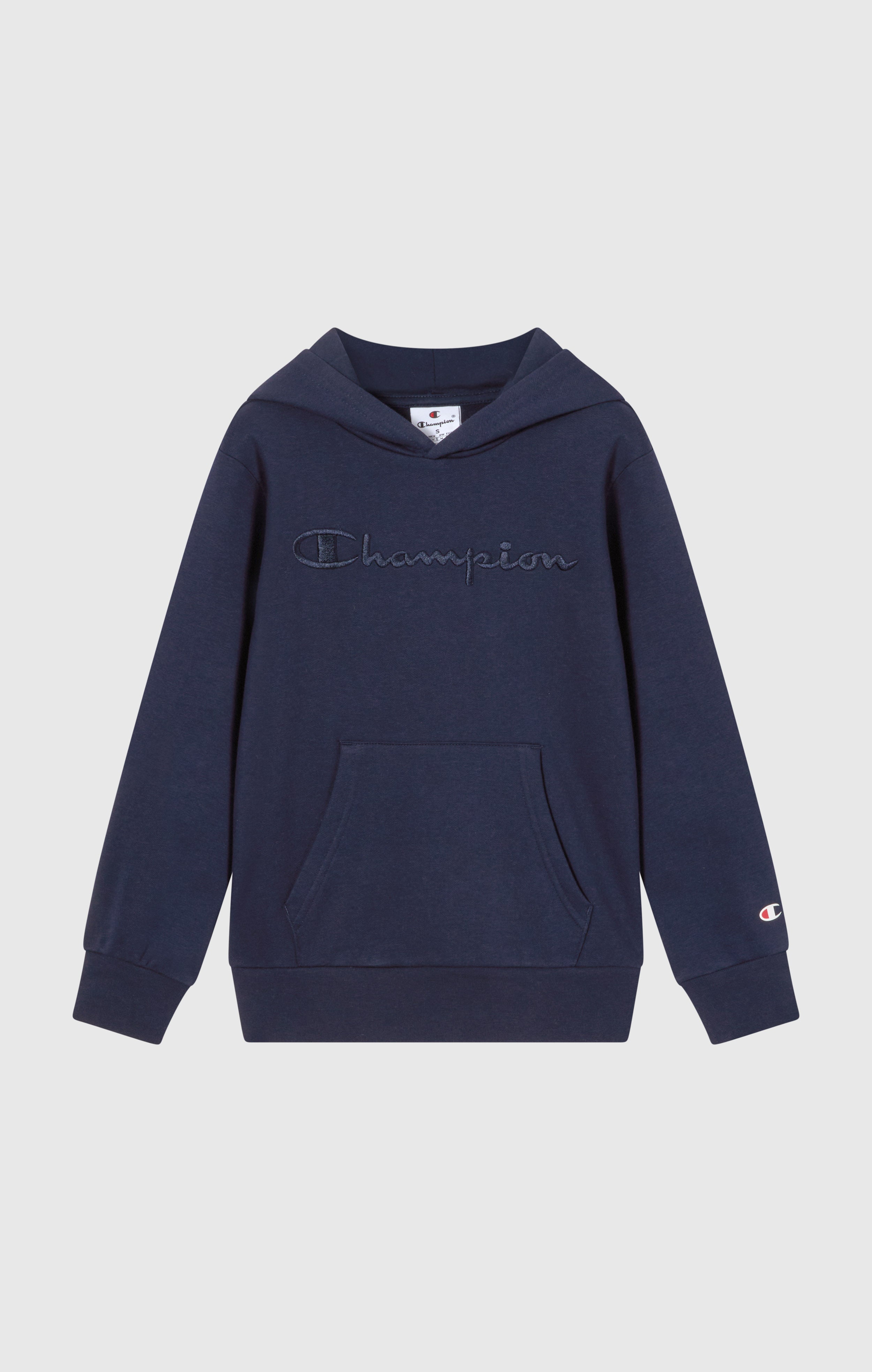 Boys’ Fleece Hoodie with Big Embroidered Logo Icons