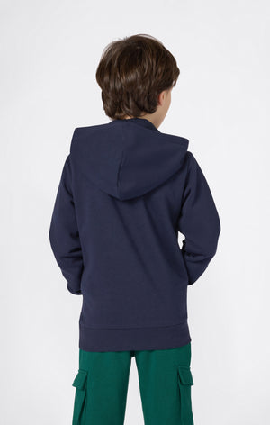 Sudadera Con Capucha Con Interior Afelpado Con Gran Logotipo Bordado Icons Niño