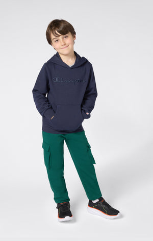 Sudadera Con Capucha Con Interior Afelpado Con Gran Logotipo Bordado Icons Niño