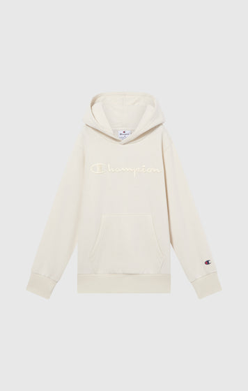 Boys’ Fleece Hoodie with Big Embroidered Logo Icons