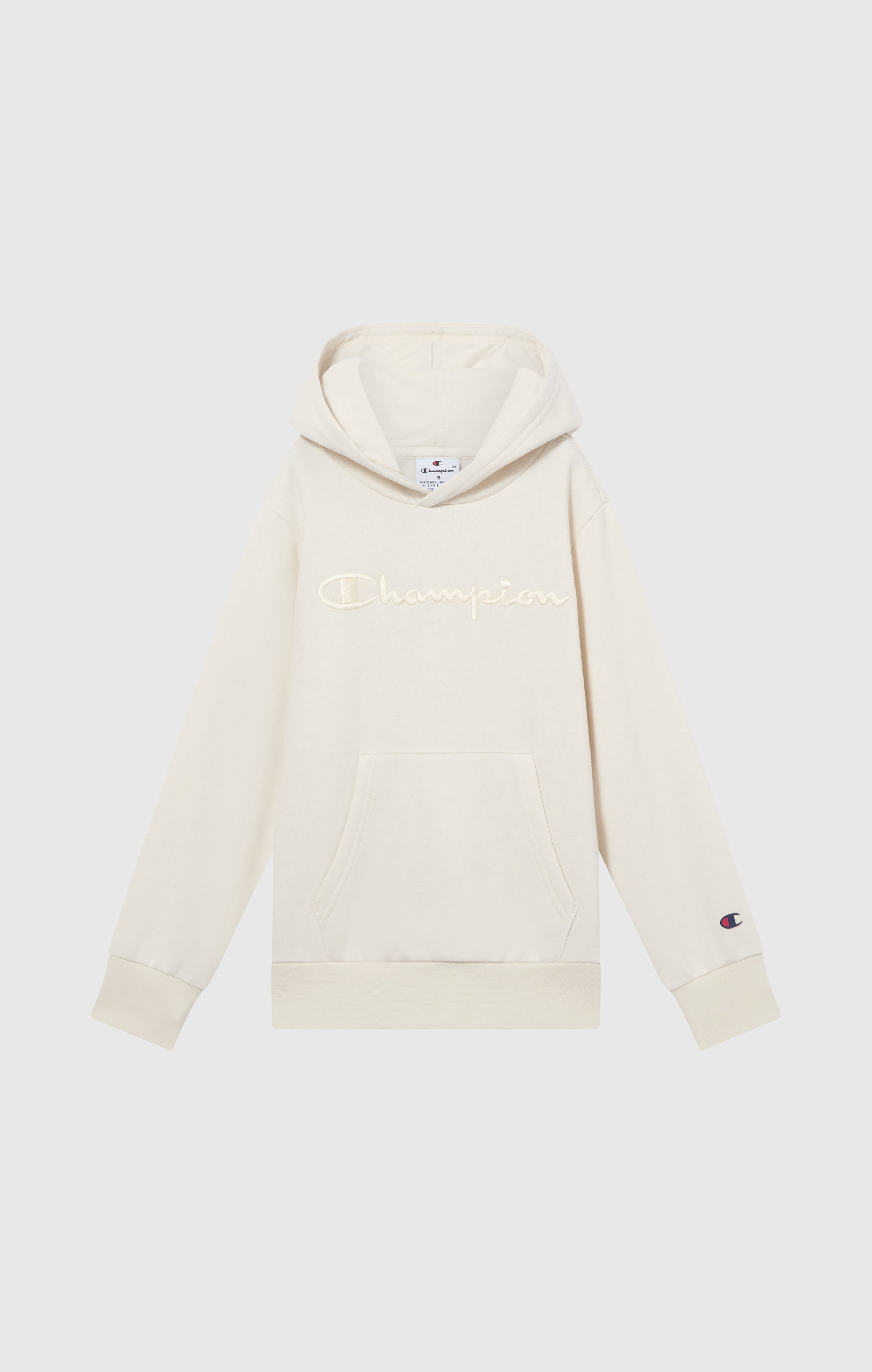 Boys’ Fleece Hoodie with Big Embroidered Logo Icons