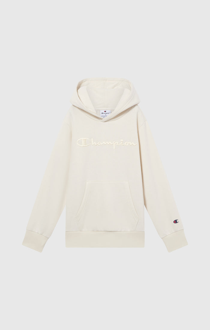 Boys’ Fleece Hoodie with Big Embroidered Logo Icons