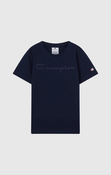 Jungen T-Shirt Mit Großem Logo Icons