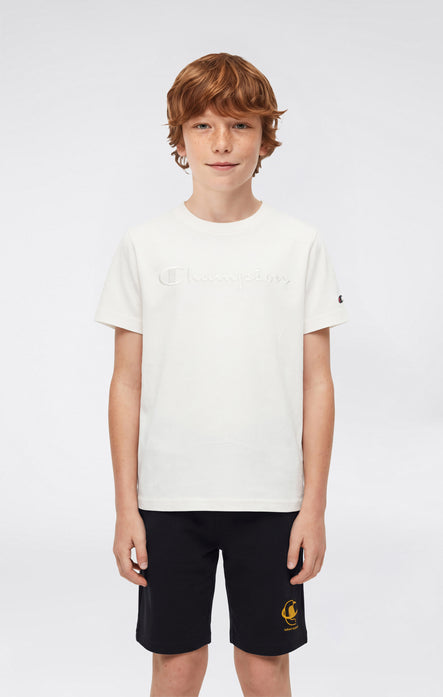 Jungen T-Shirt Mit Großem Logo Icons