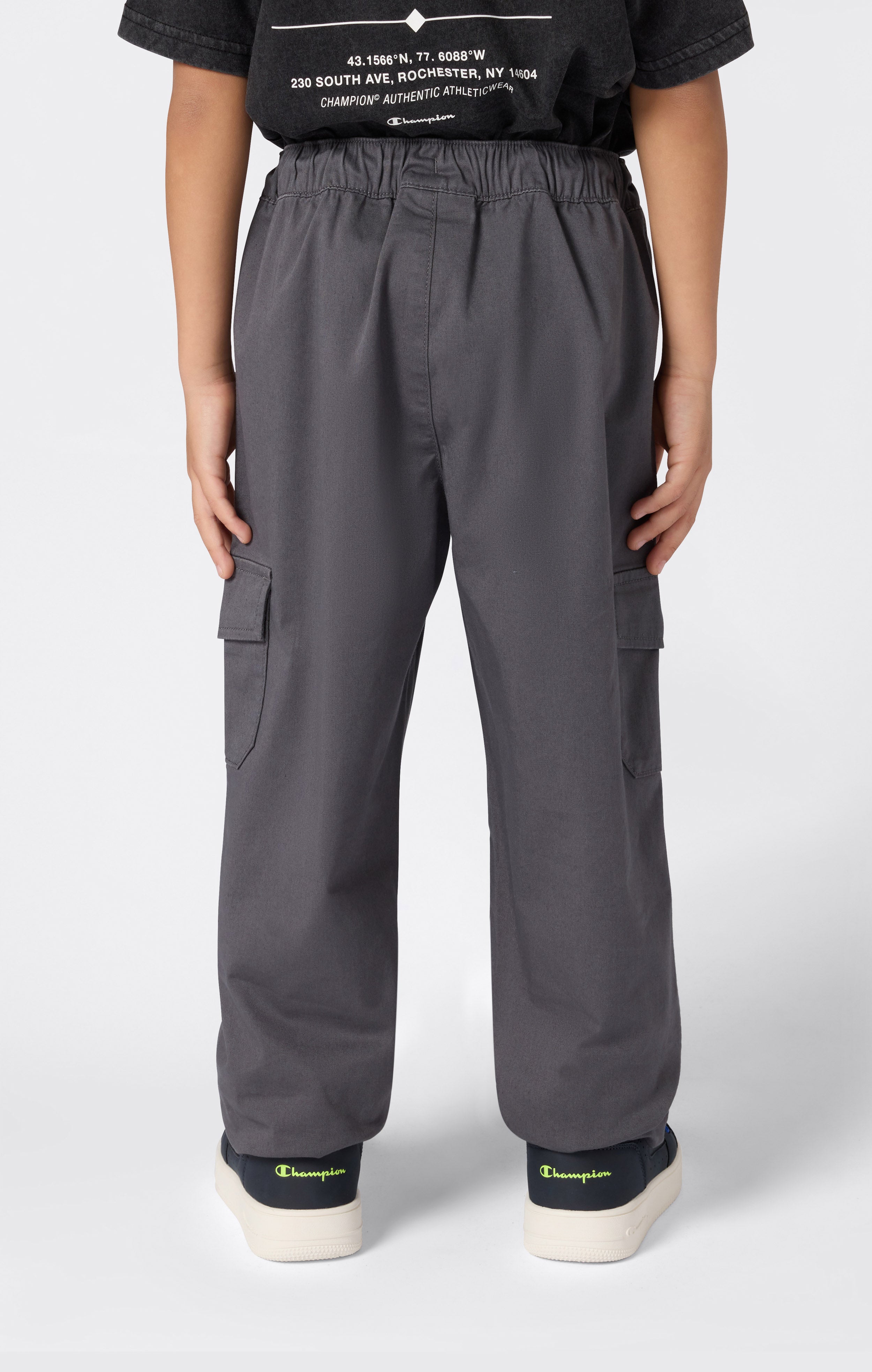 Boys’ Stretch Twill Elastic Cuff Cargo Pants Icons