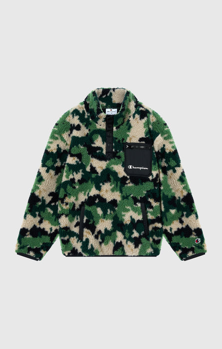 Boys’ Polar Teddy Half-Zip Printed Top