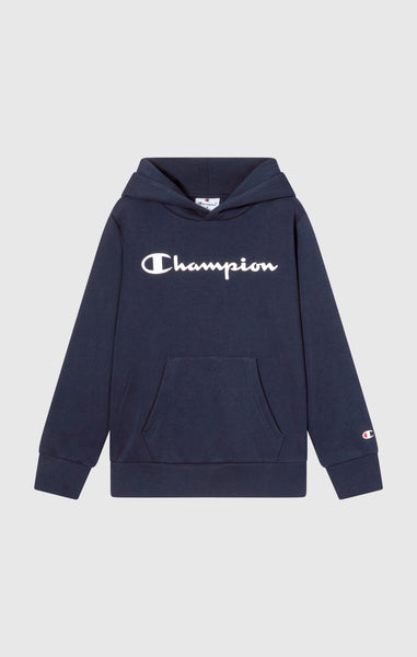 Boys' Fleece Hoodie Sweatshirt Script Logo