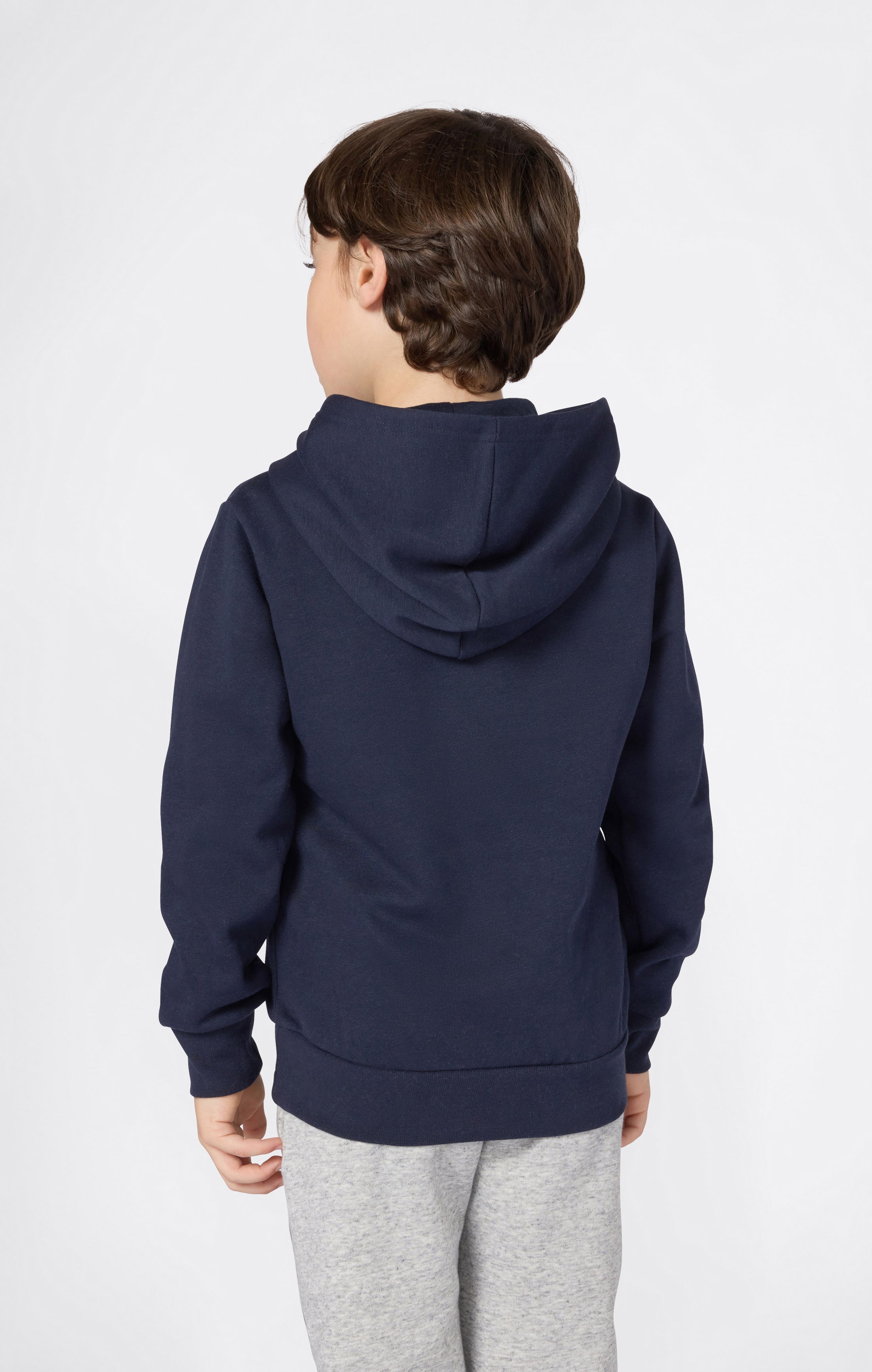 Sudadera Con Capucha Con Interior Afelpado Para Niño Con Logo Script