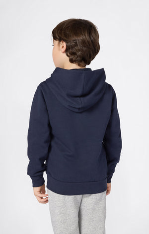 Sudadera Con Capucha Con Interior Afelpado Para Niño Con Logo Script