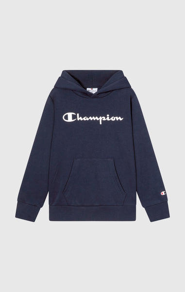 Felpa Con Cappuccio e Interno Felpato Da Bambino Con Logo Script