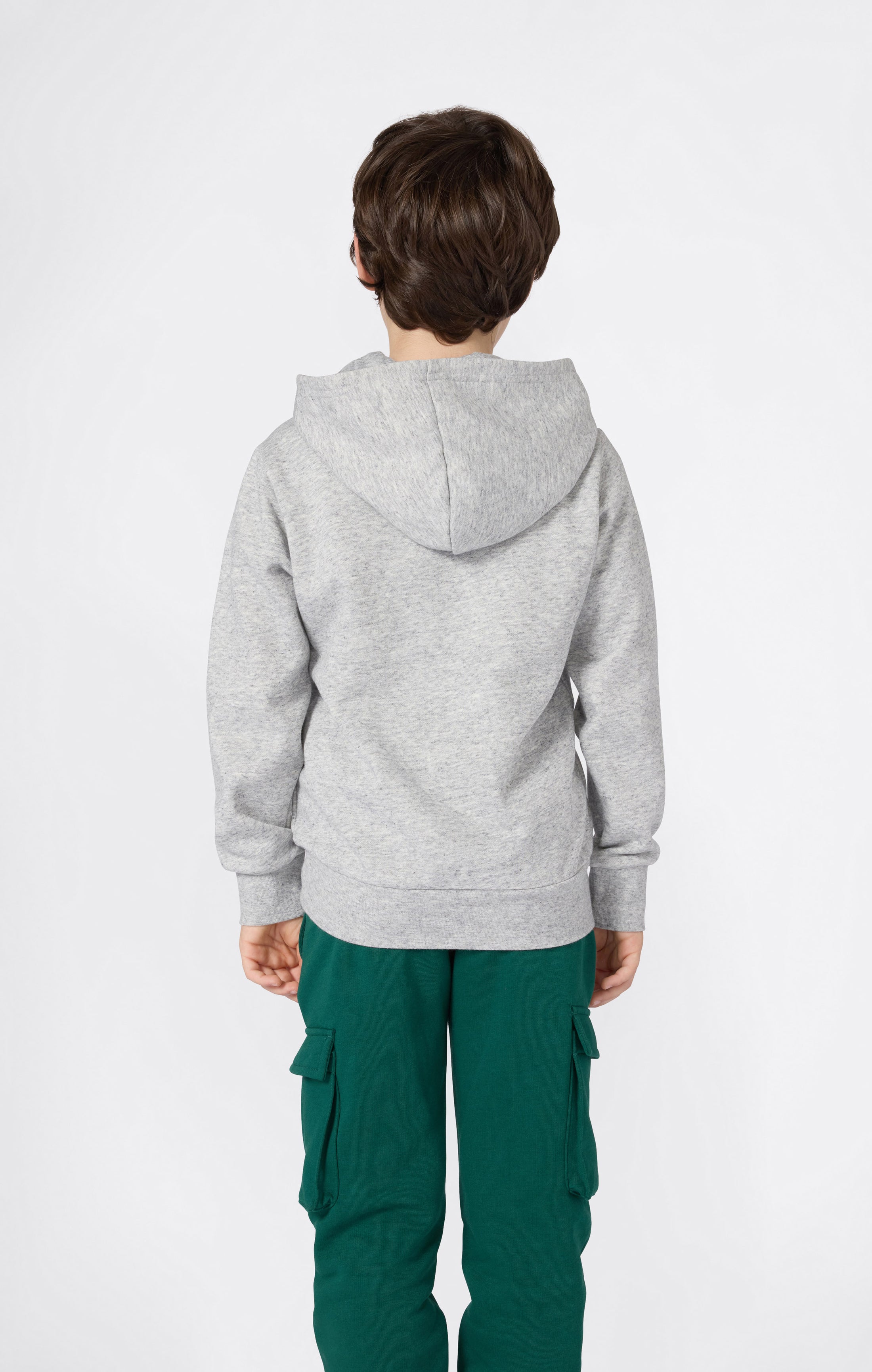 Boys' Fleece Hoodie Sweatshirt Script Logo
