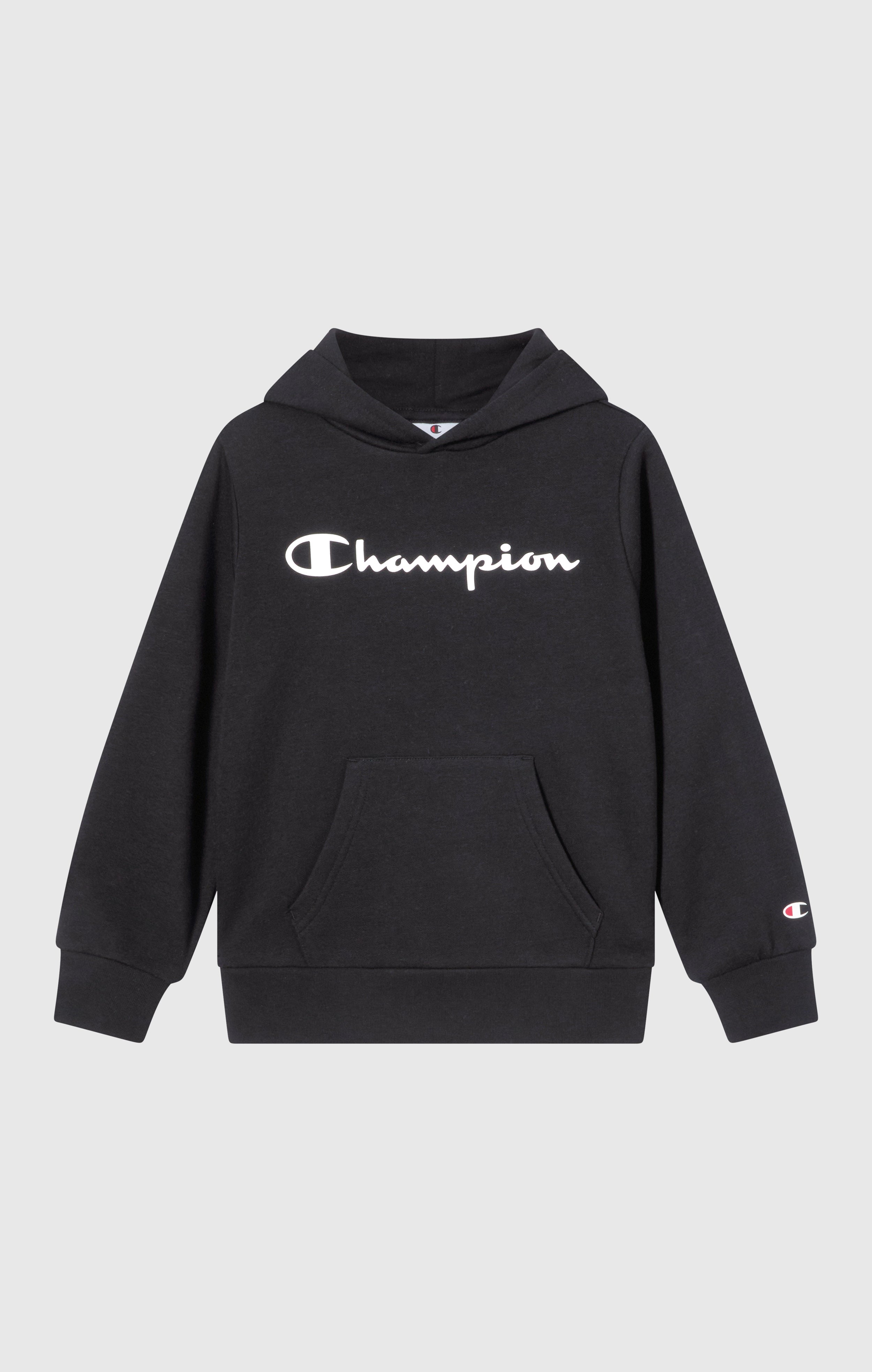 Kapuzen-Sweatshirt Für Jungen Mit Angerautem Innenmaterial Mit Script-Logo