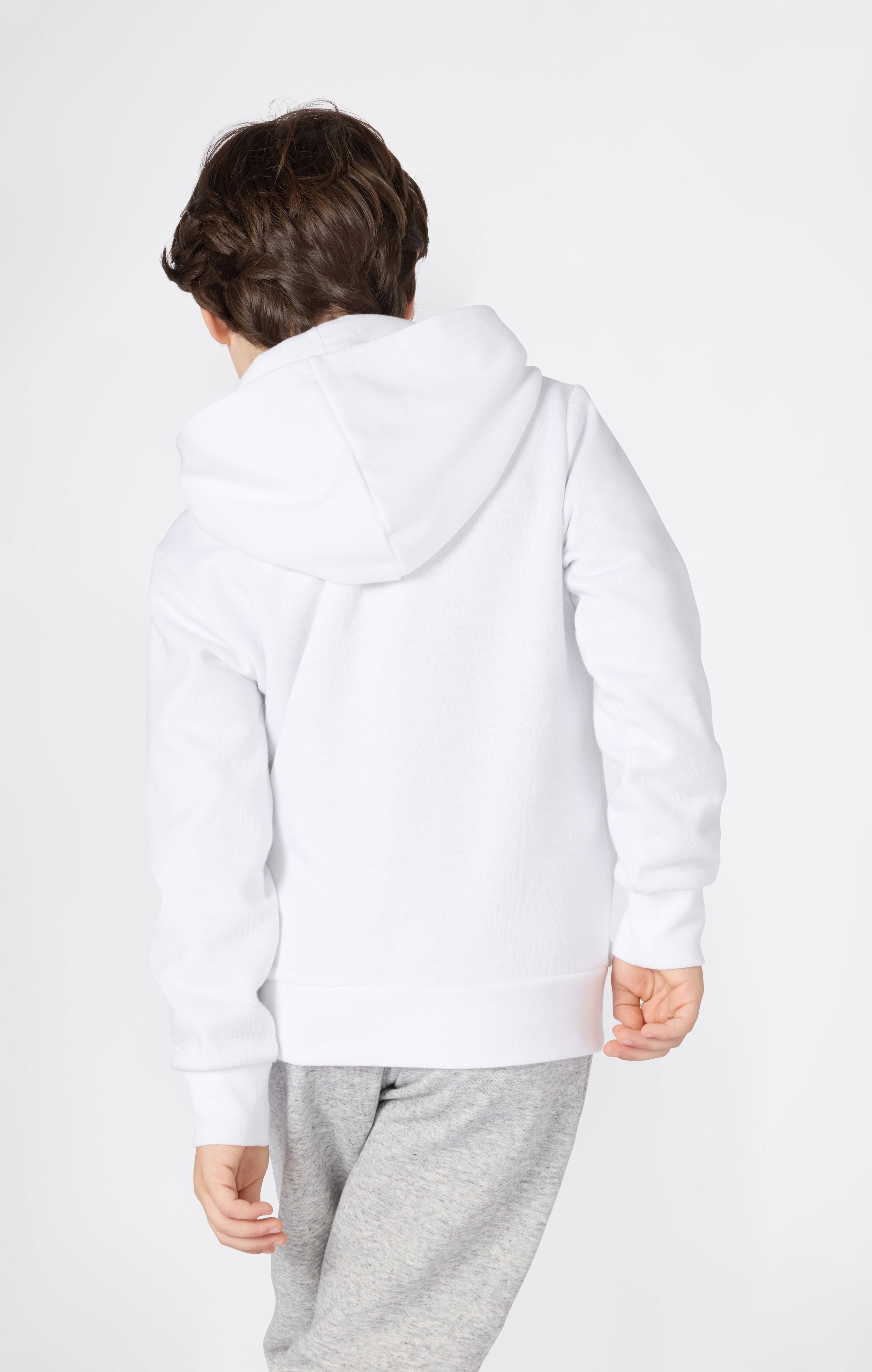 Kapuzen-Sweatshirt Für Jungen Mit Angerautem Innenmaterial Mit Script-Logo