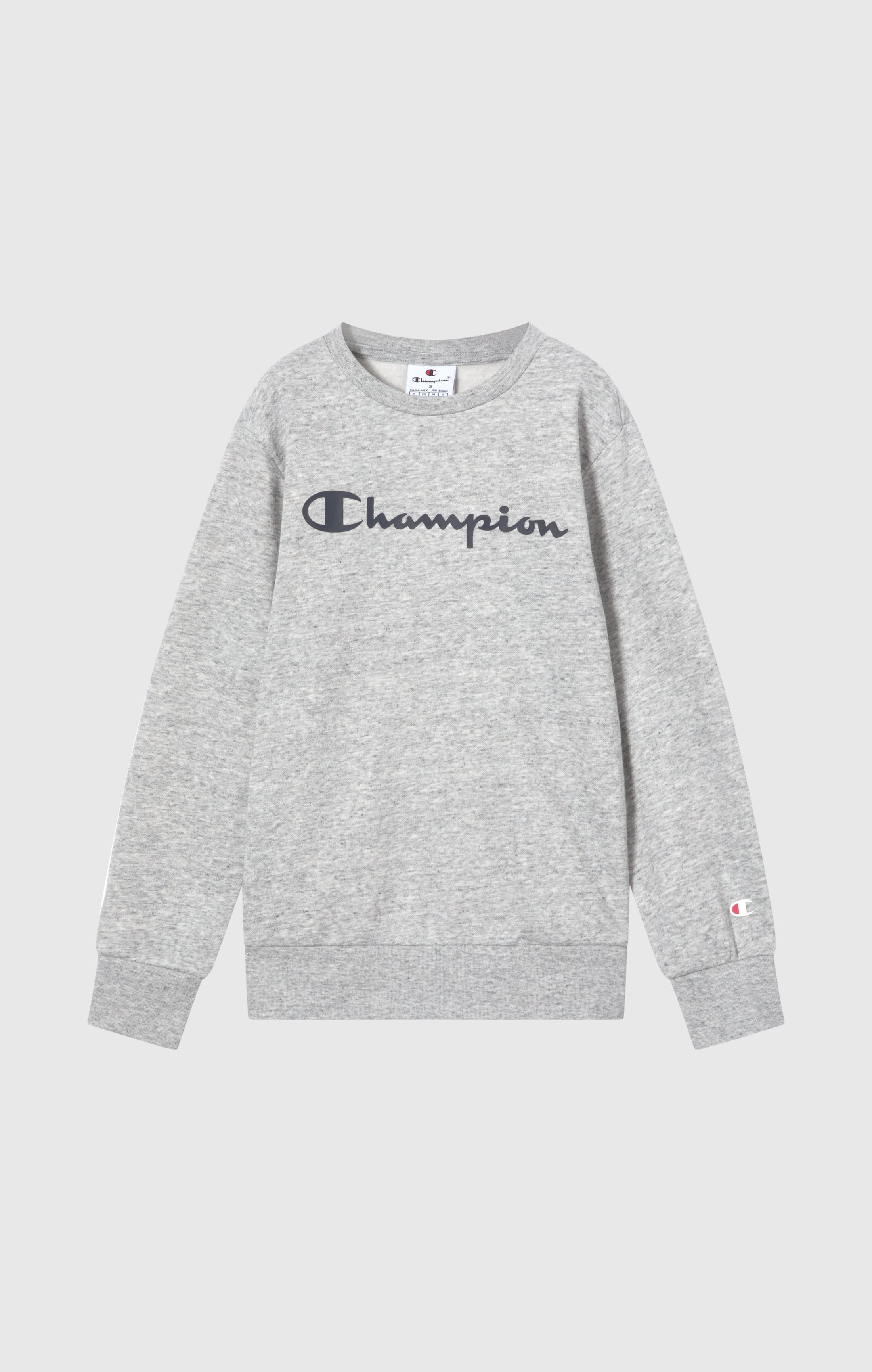 Sweat Ras-Du-Cou Garçon Avec Intérieur Gratté Avec Logo Script