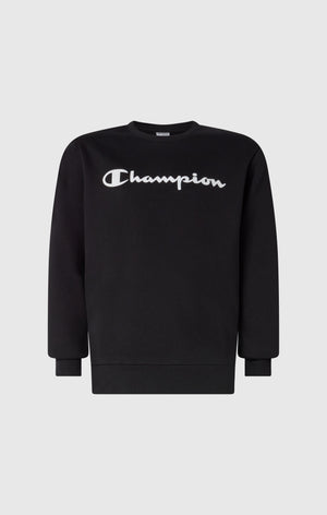 Boys' Fleece Crewneck Sweatshirt Script Logo