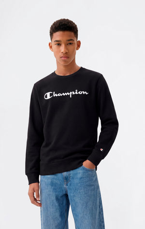 Boys' Fleece Crewneck Sweatshirt Script Logo