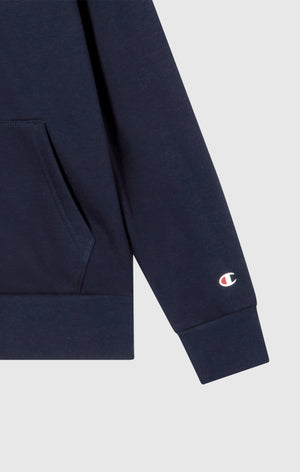Boys' Fleece Full Zip Hoodie Script Logo