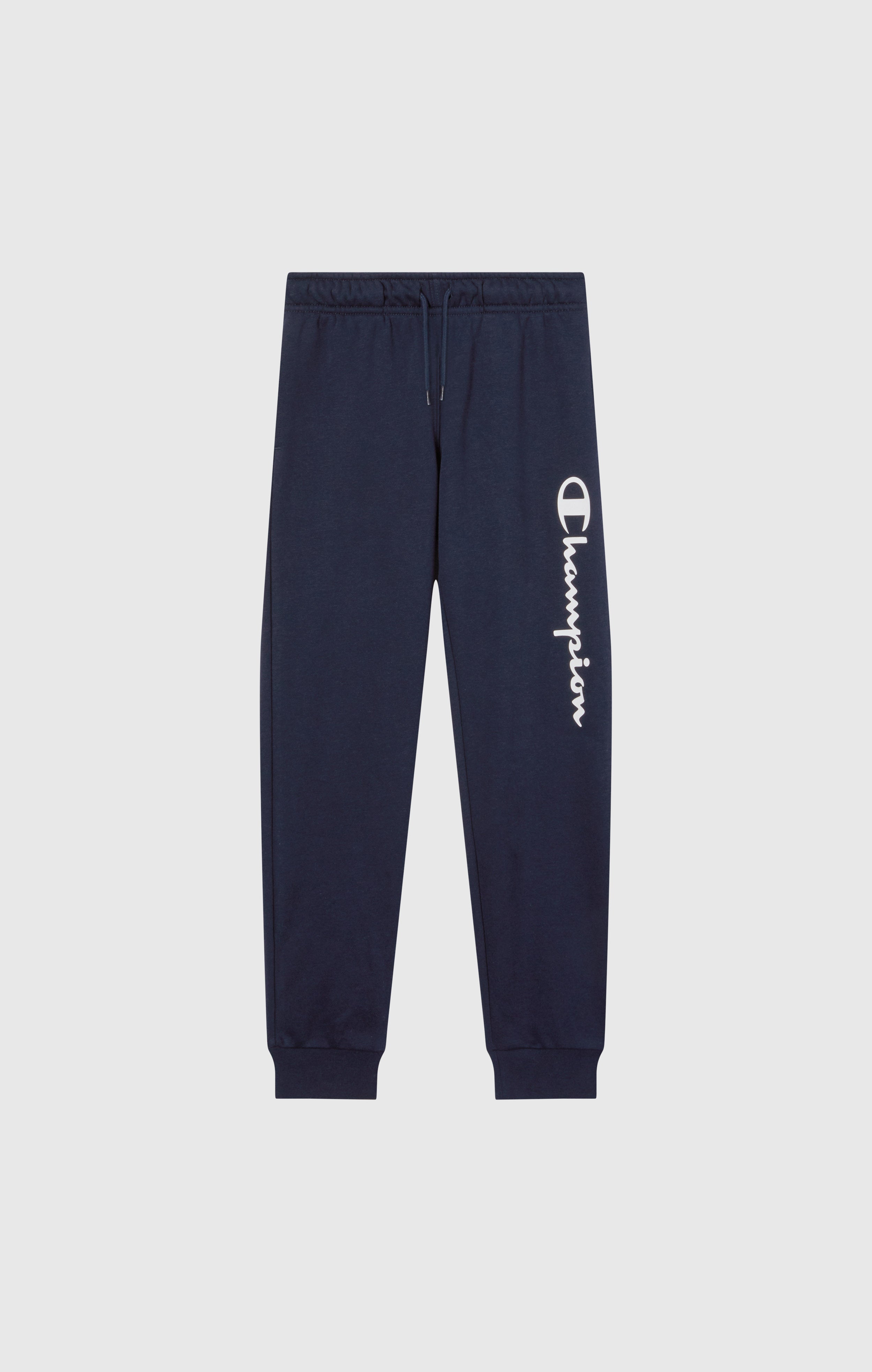 Boys' Fleece Rib Cuff Jogger Pants Script Logo