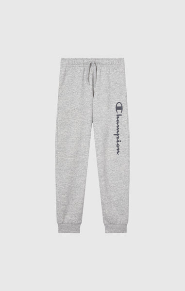 Boys' Fleece Rib Cuff Jogger Pants Script Logo