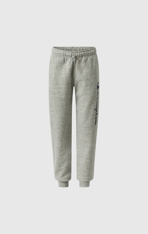 Boys' Fleece Rib Cuff Jogger Pants Script Logo