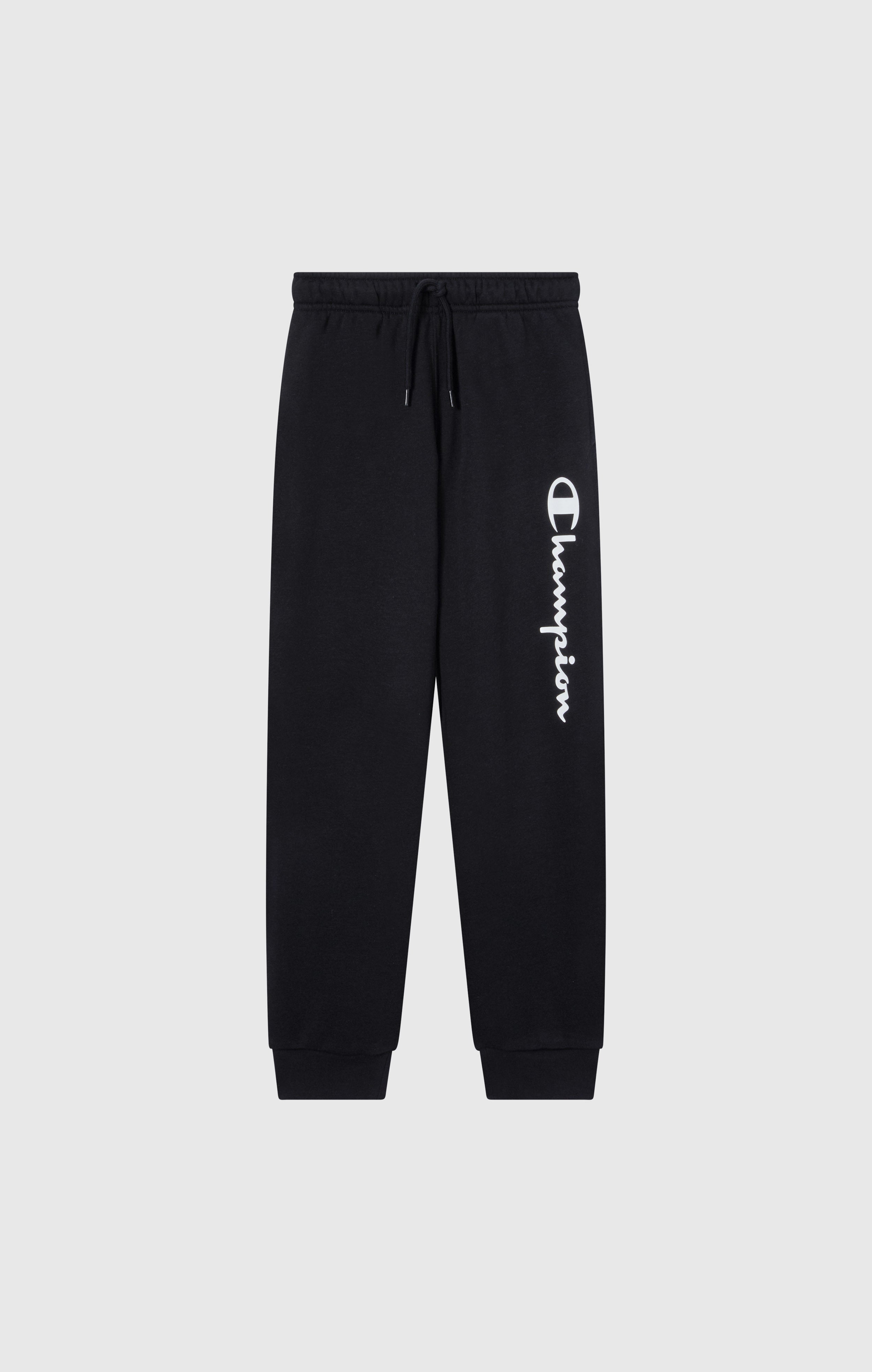 Pantalon Jogger Poignets Côtelés Garçon Avec Intérieur Gratté Avec Logo Script