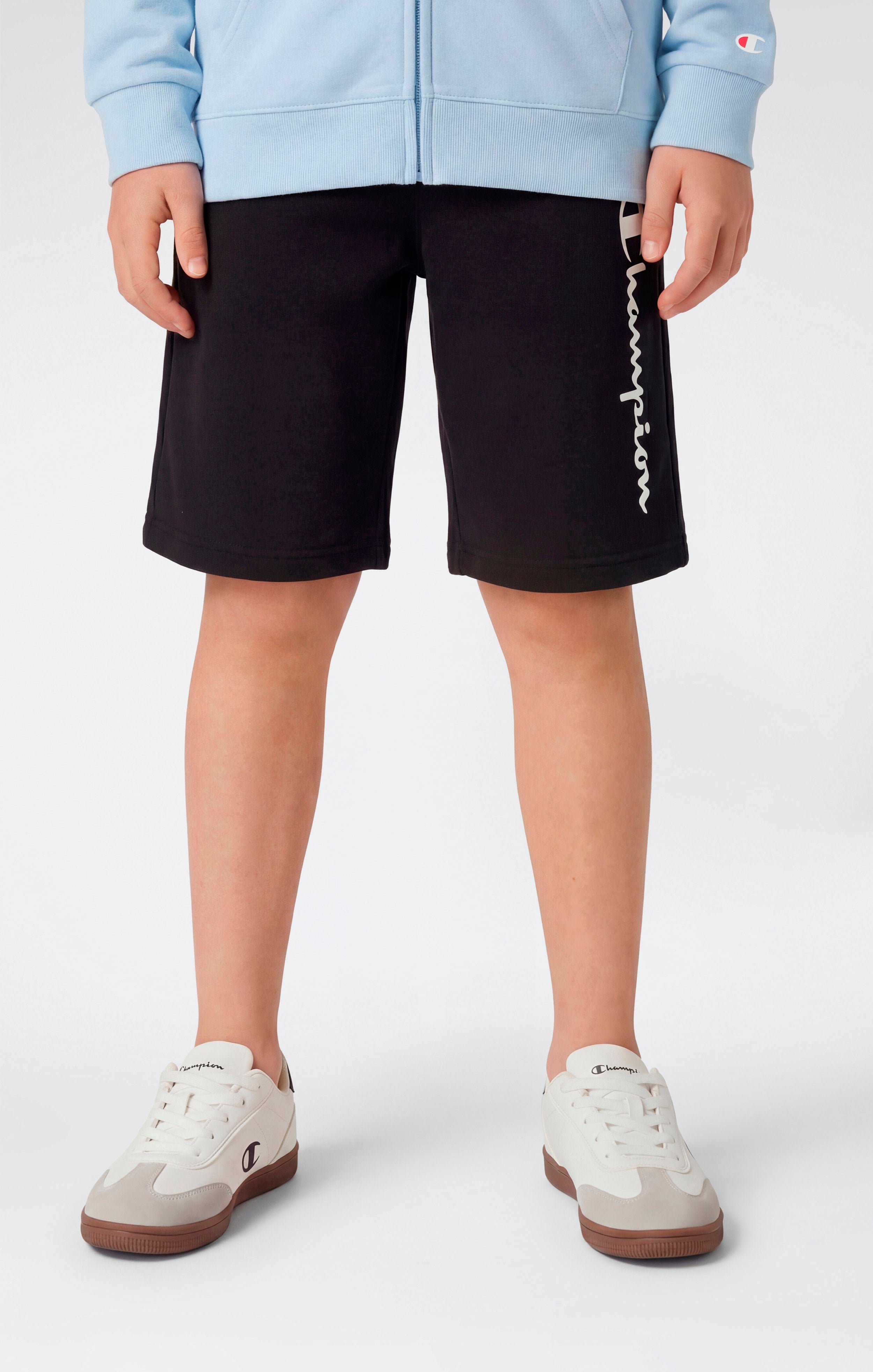 Boys’ Shorts with Maxi Printed Logo