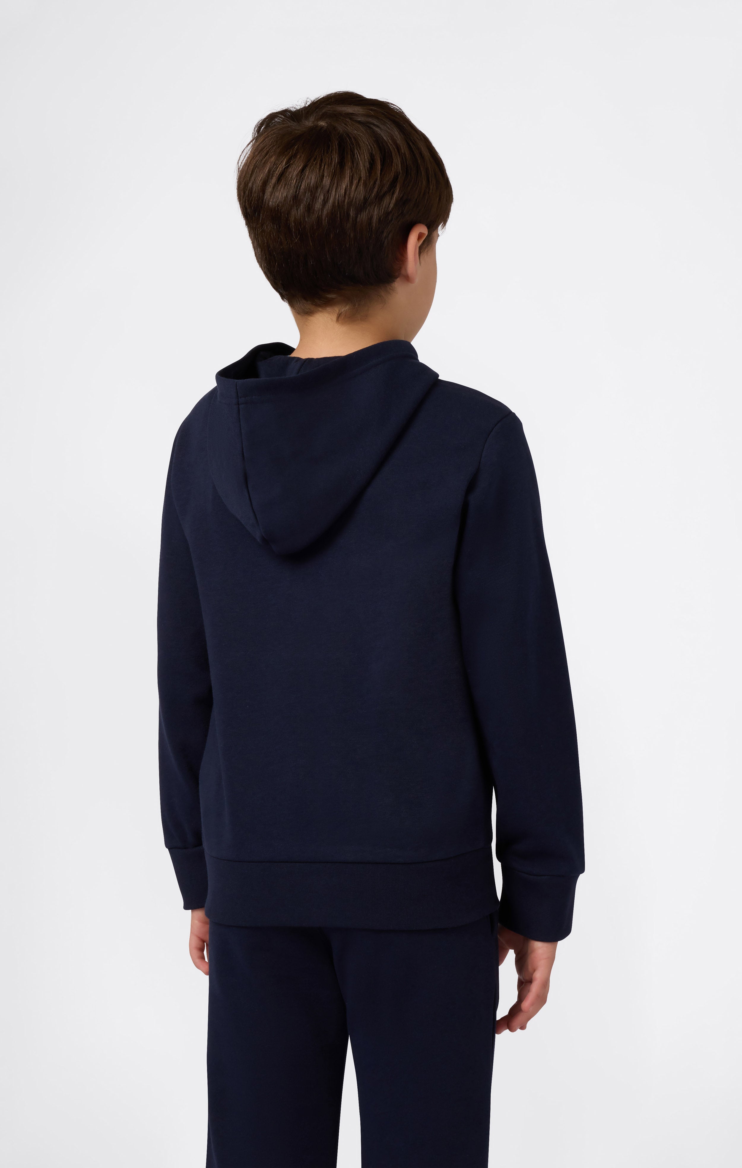 Sweat Léger à Capuche avec Maxi Logo Imprimé pour Enfant