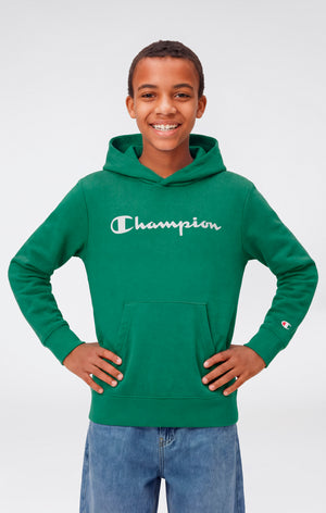 Boys’ Lightweight Hooded Sweatshirt with Maxi Printed Logo