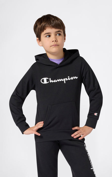 Boys’ Lightweight Hooded Sweatshirt with Maxi Printed Logo