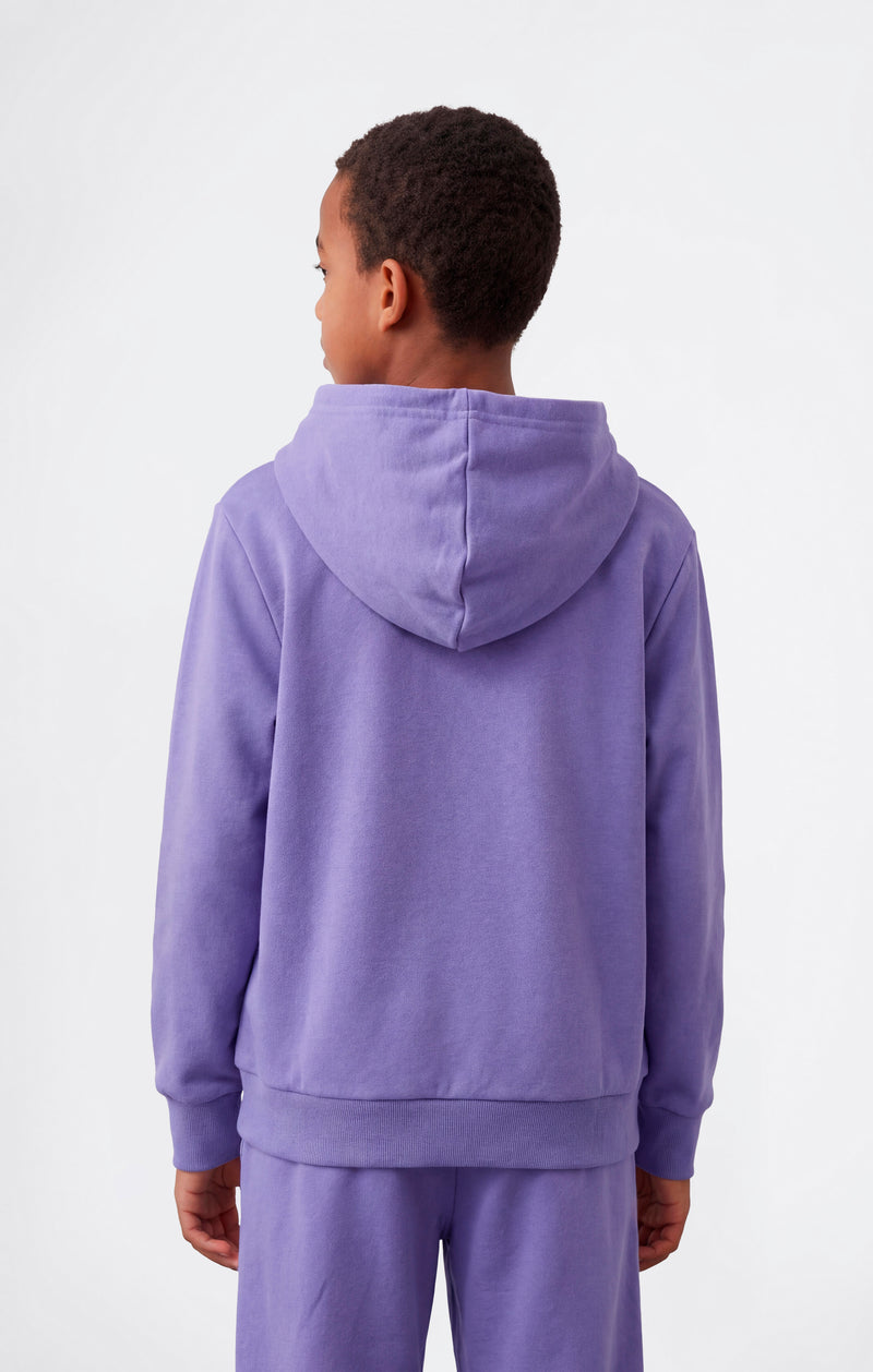 Boys’ Lightweight Hooded Sweatshirt with Maxi Printed Logo