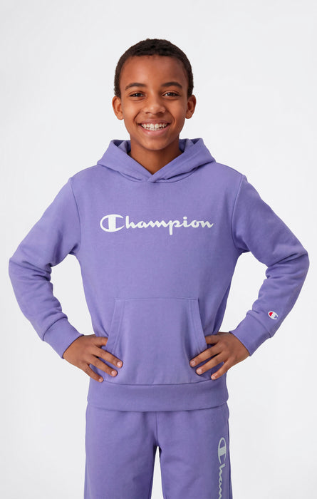 Boys’ Lightweight Hooded Sweatshirt with Maxi Printed Logo