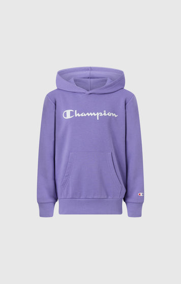 Sweat Léger à Capuche avec Maxi Logo Imprimé pour Enfant