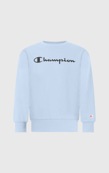 Boys’ Lightweight Crewneck Sweatshirt with Maxi Printed Logo