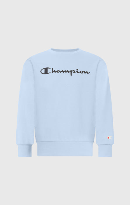 Boys’ Lightweight Crewneck Sweatshirt with Maxi Printed Logo