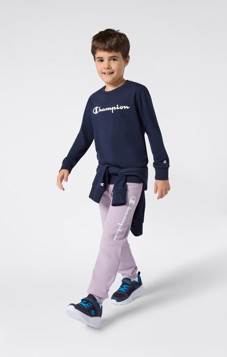 Boys’ Lightweight Crewneck Sweatshirt with Maxi Printed Logo