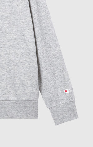 Boys’ Lightweight Crewneck Sweatshirt with Maxi Printed Logo