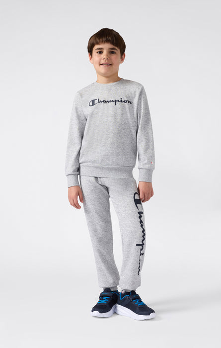 Boys’ Lightweight Crewneck Sweatshirt with Maxi Printed Logo