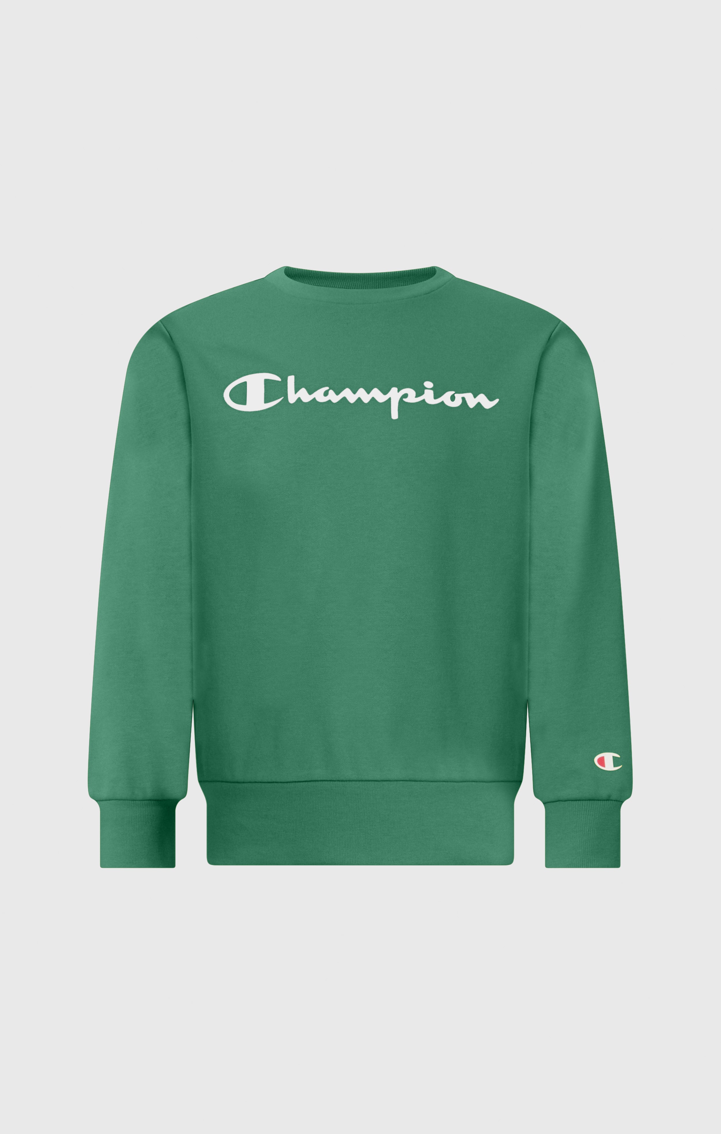 Boys’ Lightweight Crewneck Sweatshirt with Maxi Printed Logo
