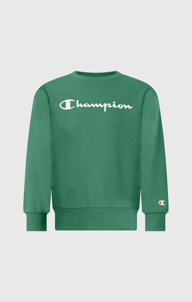 Boys’ Lightweight Crewneck Sweatshirt with Maxi Printed Logo