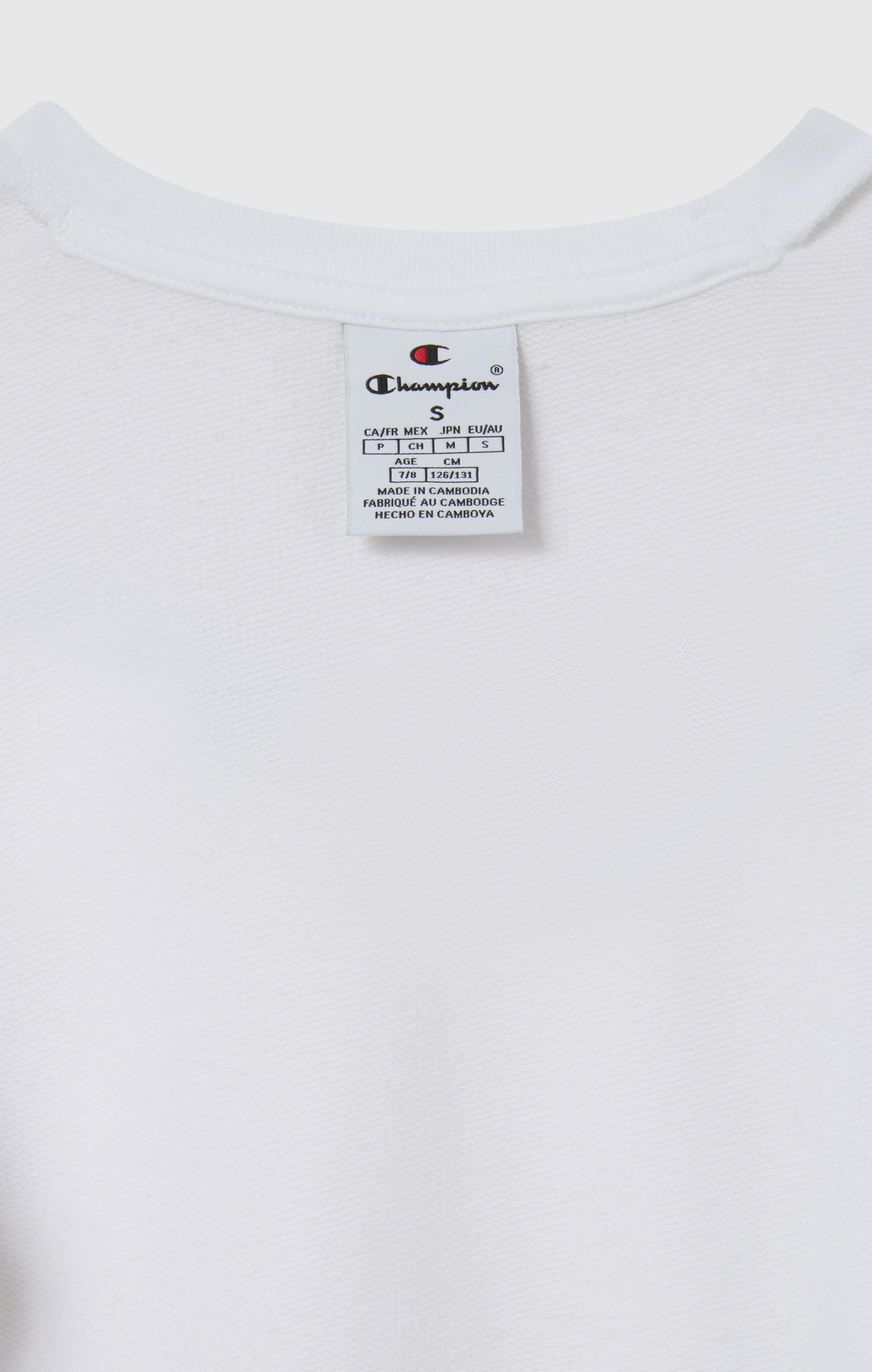 Boys’ Lightweight Crewneck Sweatshirt with Maxi Printed Logo