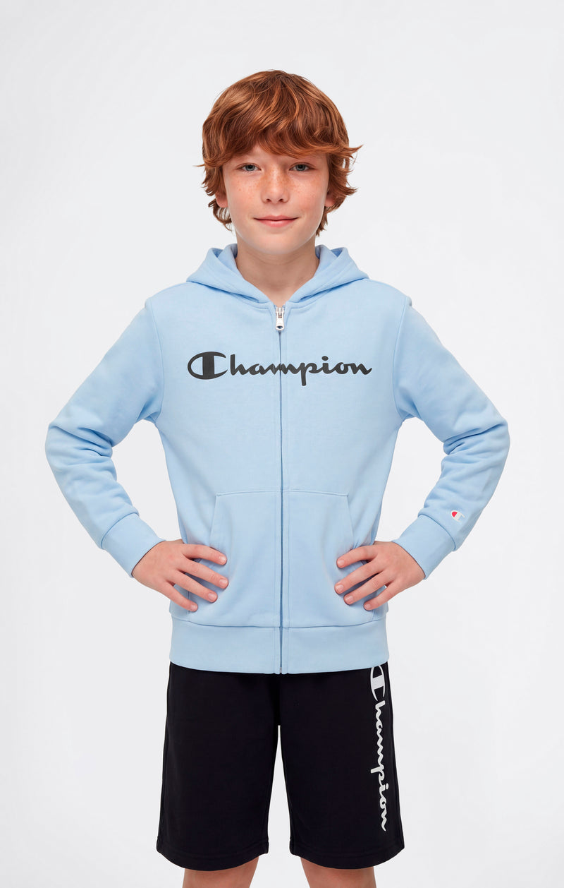 Boys' Full Zip Hoodie with Maxi Logo