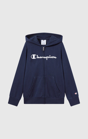 Boys' Full Zip Hoodie with Maxi Logo