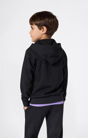 Boys' Full Zip Hoodie with Maxi Logo