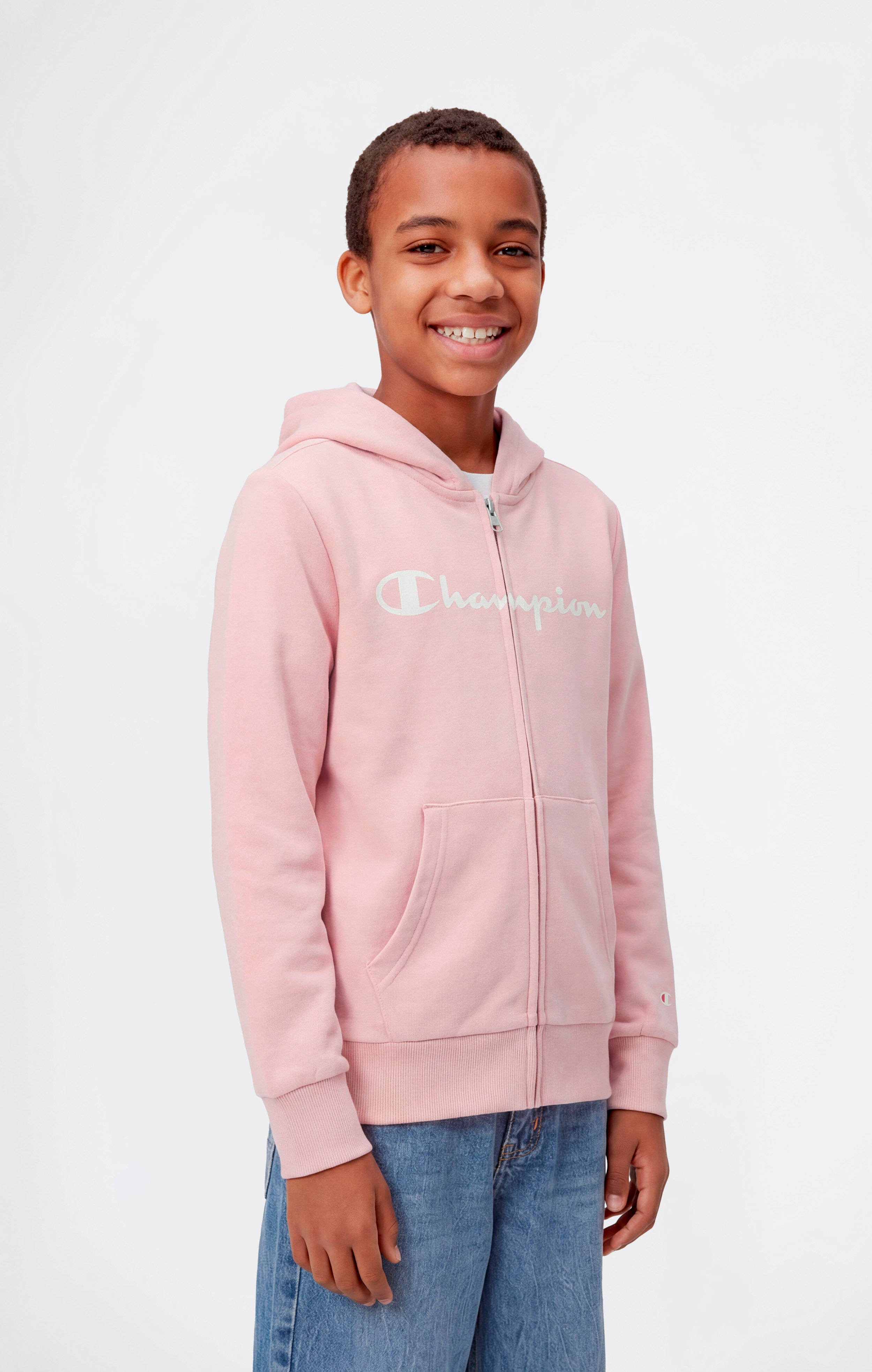 Boys' Full Zip Hoodie with Maxi Logo