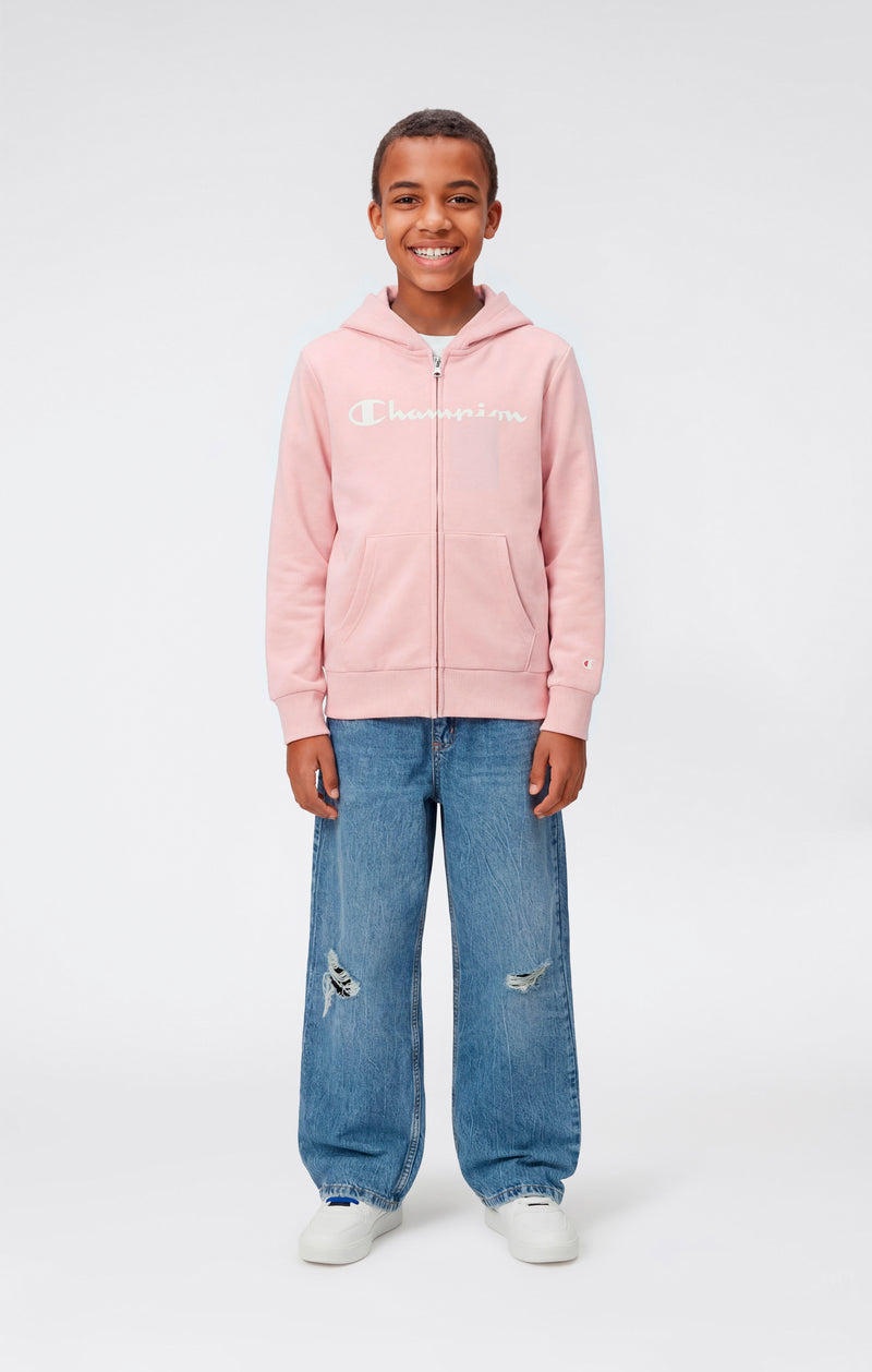 Boys' Full Zip Hoodie with Maxi Logo