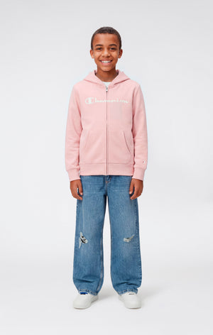 Boys' Full Zip Hoodie with Maxi Logo