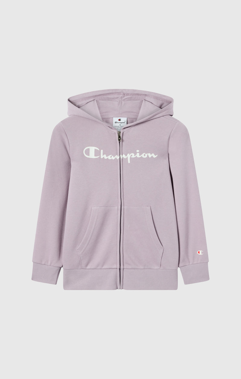 Jungen Kapuzenjacke mit Durchgehendem Reißverschluss und Maxi Logo