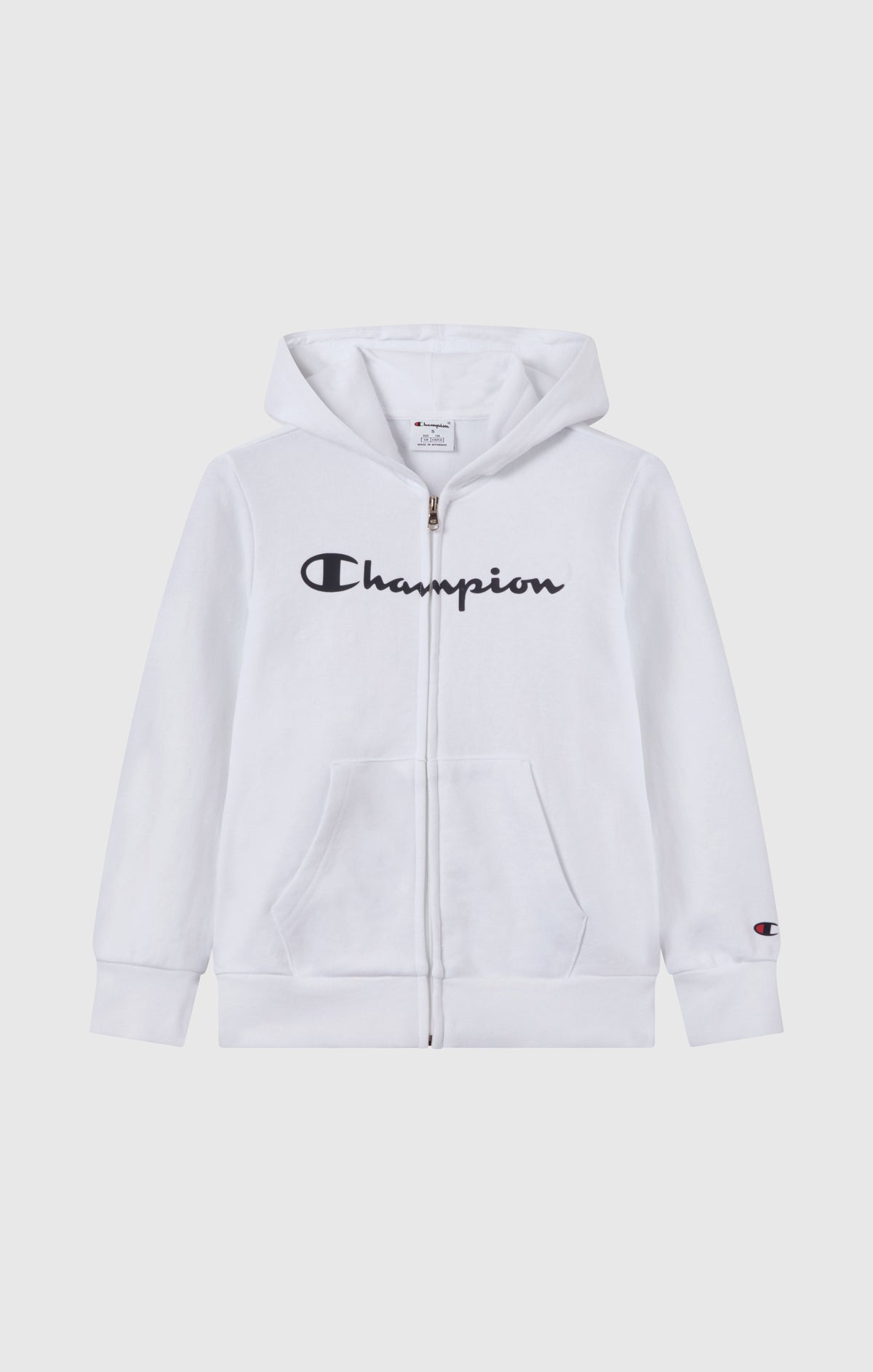 Boys' Full Zip Hoodie with Maxi Logo